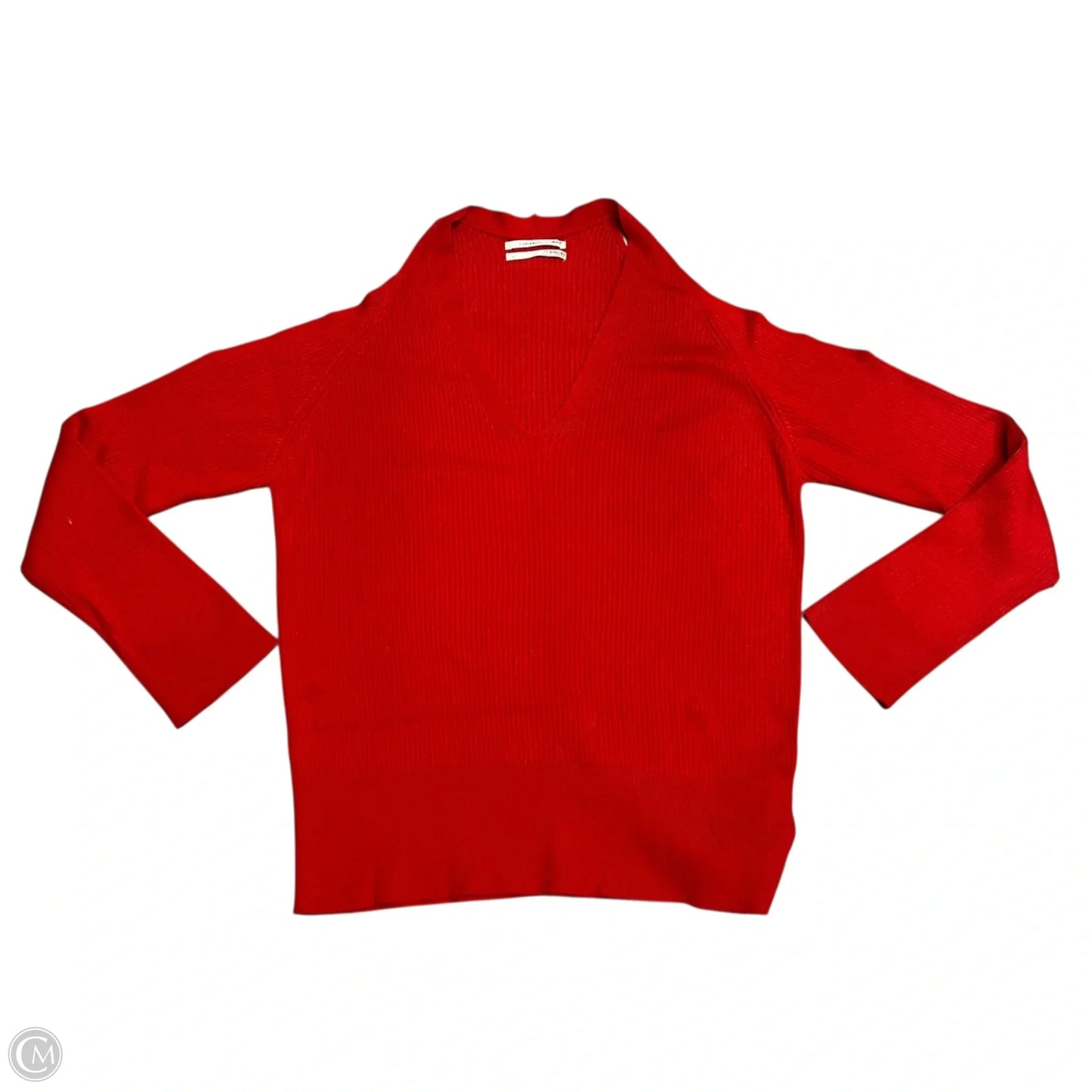 Sweater By Anthropologie In Red, Size: L