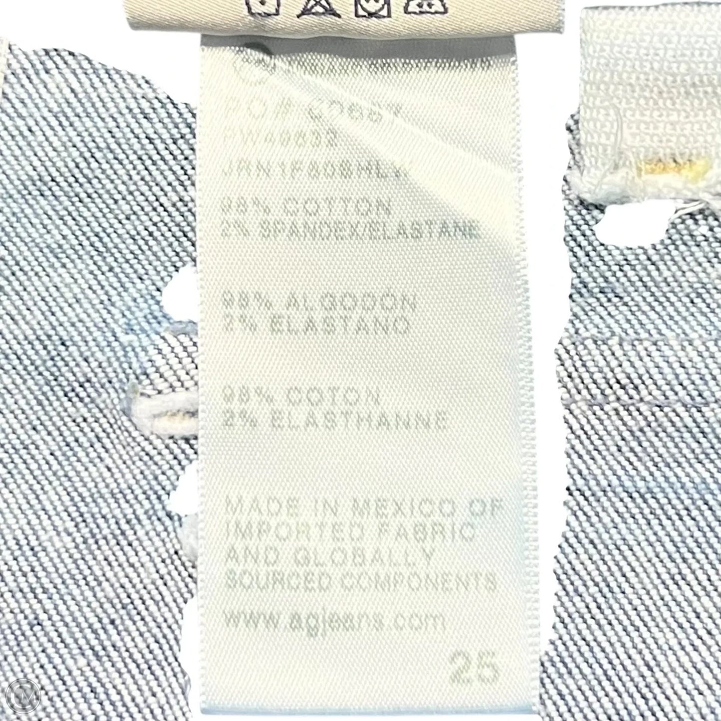 Jeans Flared By Adriano Goldschmied In Blue Denim, Size: 2