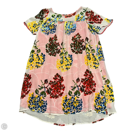 Dress Casual Short By Maeve In Green & Red, Size: M