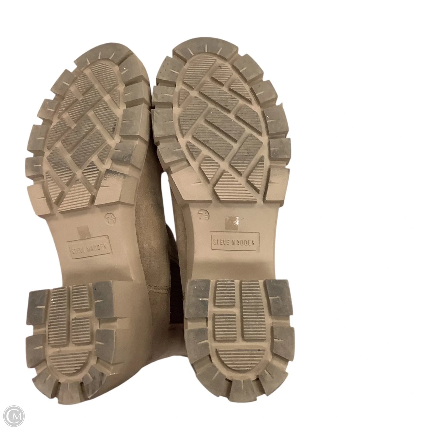 Boots Combat By Steve Madden In Beige, Size: 7.5