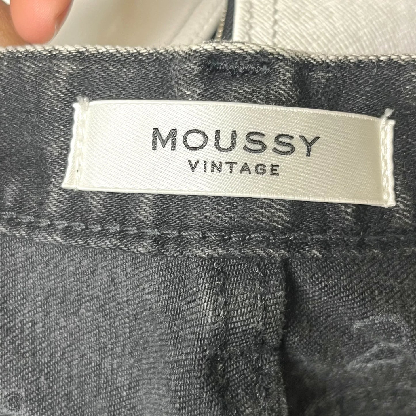 Jeans Skinny By Moussy In Black Denim, Size: 2