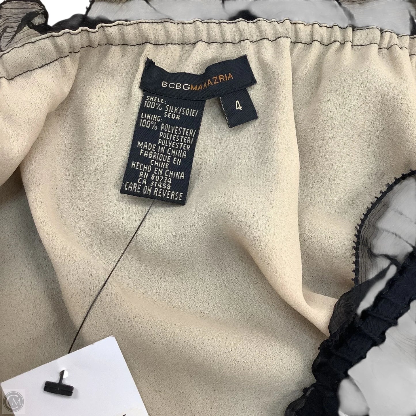 Dress Party Short By Bcbgmaxazria In Black, Size: S