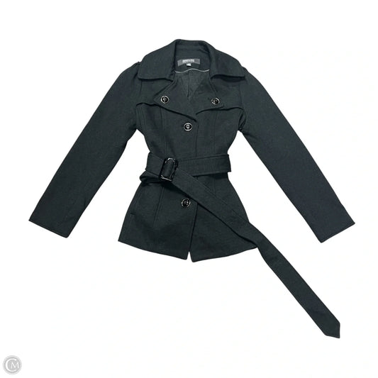 Coat Peacoat By Kenneth Cole Reaction In Grey, Size: M