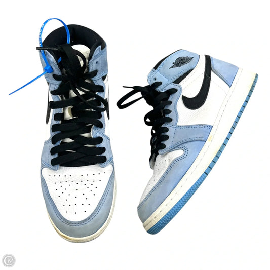 Shoes Luxury Designer By Jordan In Blue & White, Size: 8.5