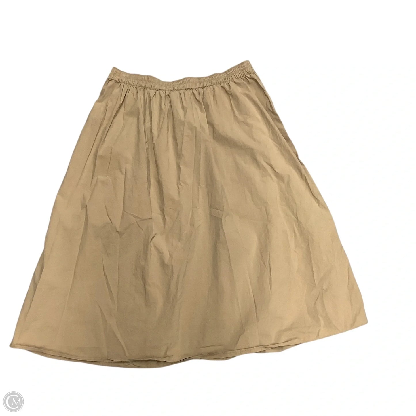 Skirt Maxi By Madewell In Tan, Size: Xl