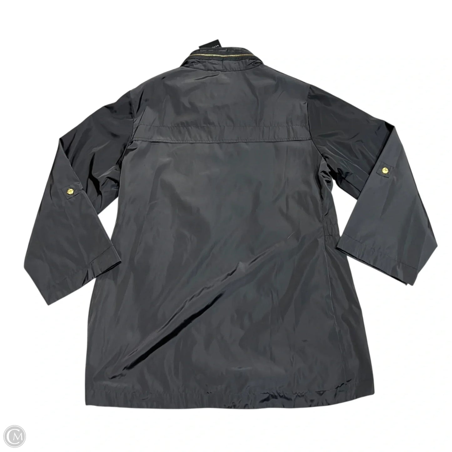 Coat Raincoat By Tally ho In Grey, Size: L