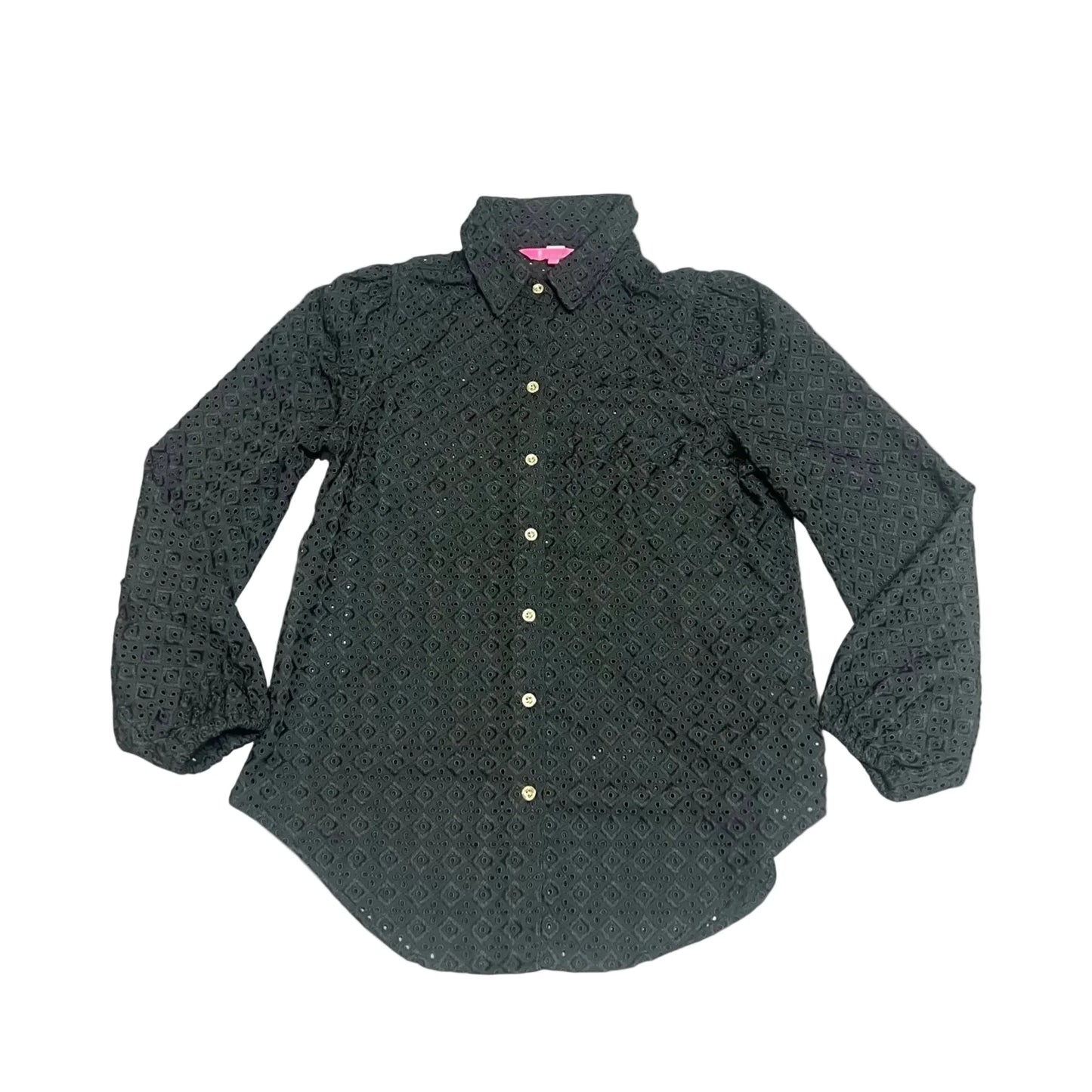 Top Long Sleeve Designer By Lilly Pulitzer In Black, Size: S