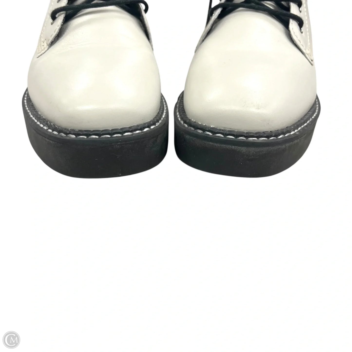 Boots Combat By Schutz In Cream, Size: 6