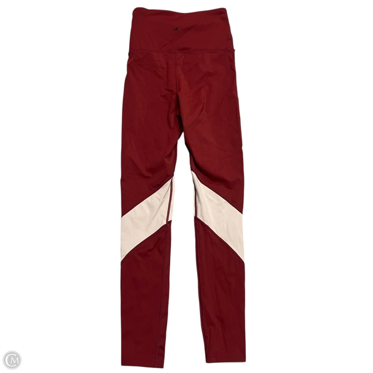 Athletic Leggings By Endeavor In Cream & Red, Size: 0