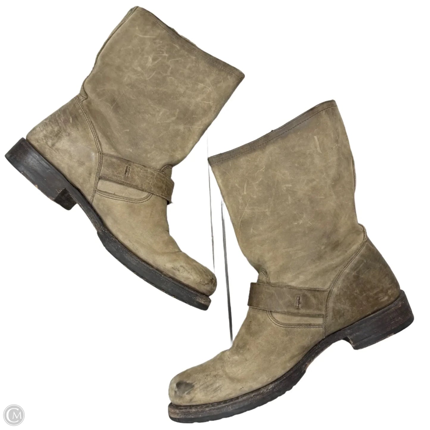 Boots Designer By Frye In Taupe, Size: 6