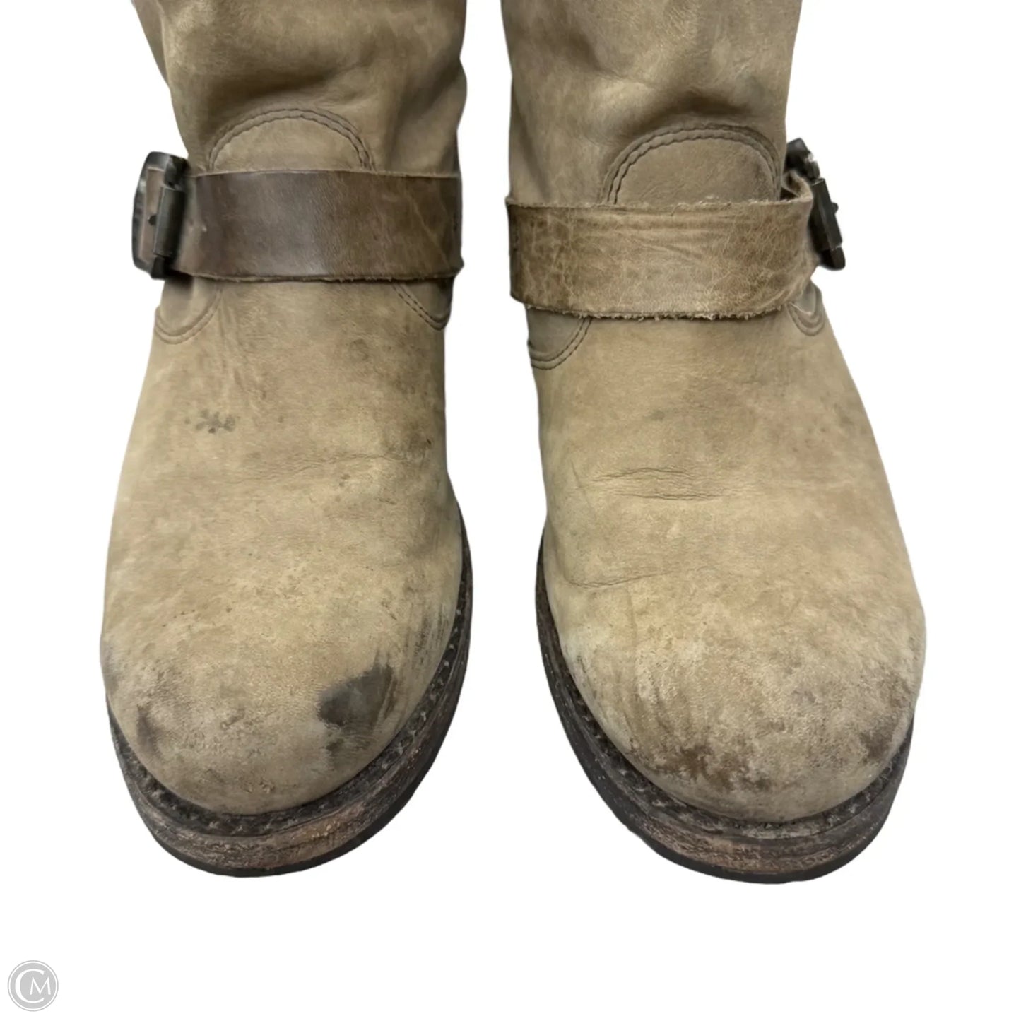 Boots Designer By Frye In Taupe, Size: 6