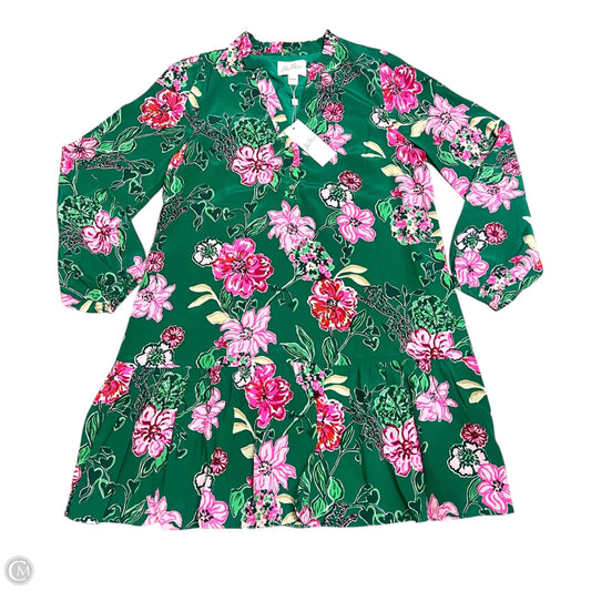 Dress Designer By Lilly Pulitzer In Green & Pink, Size: S