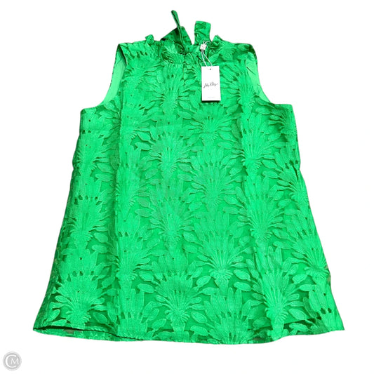 Top Sleeveless Designer By Lilly Pulitzer In Green, Size: Xs