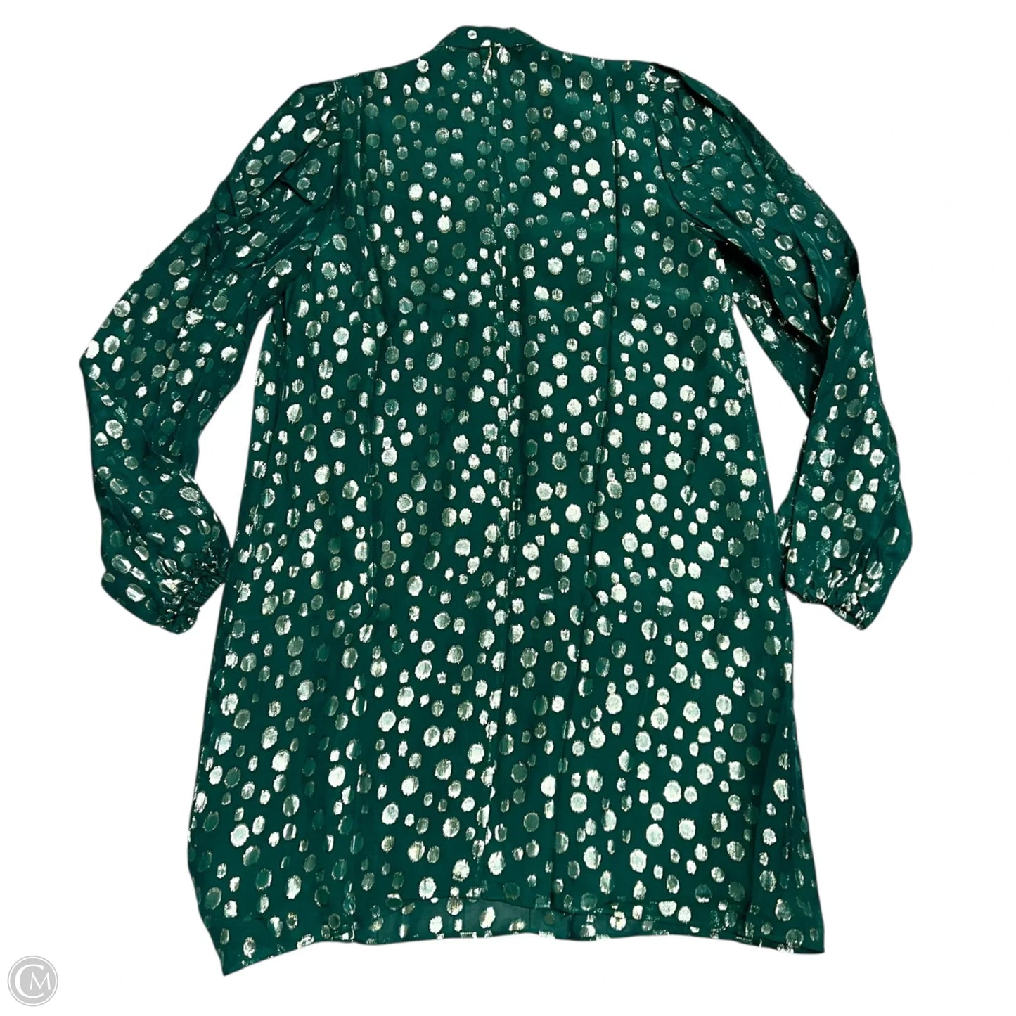 Dress Designer By Lilly Pulitzer In Gold & Green, Size: S