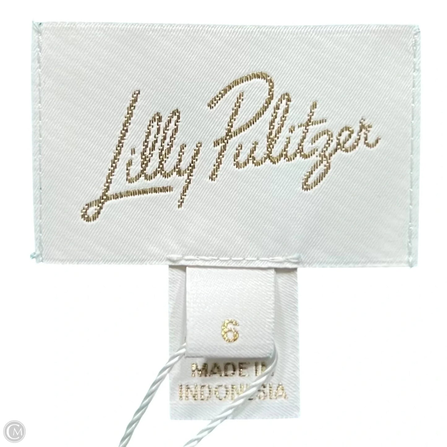 Dress Designer By Lilly Pulitzer In Gold & Green, Size: S