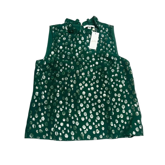 Top Sleeveless Designer By Lilly Pulitzer In Gold & Green, Size: L
