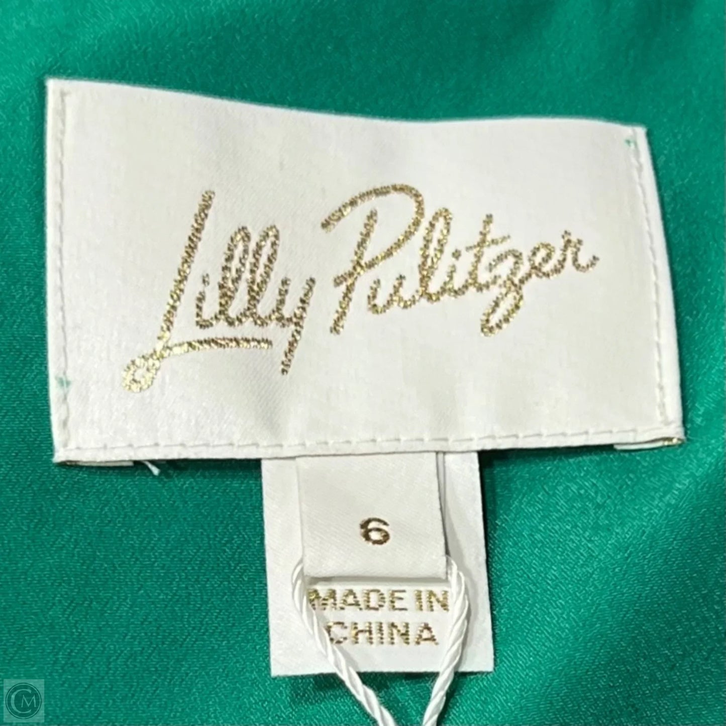 Dress Designer By Lilly Pulitzer In Green & Pink, Size: S