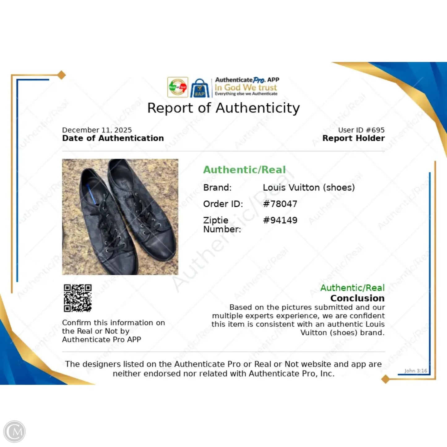 Shoes Luxury Designer By Louis Vuitton In Black, Size: 11