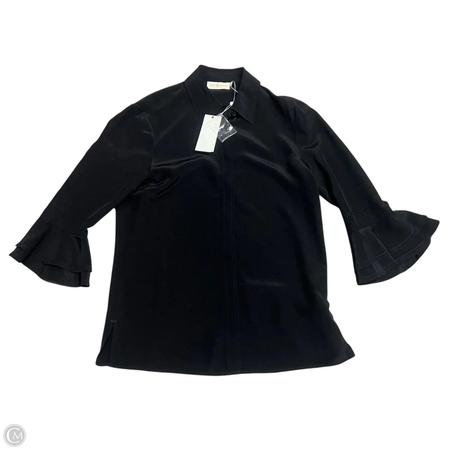 Top Long Sleeve Designer By Tory Burch In Black, Size: Xxs