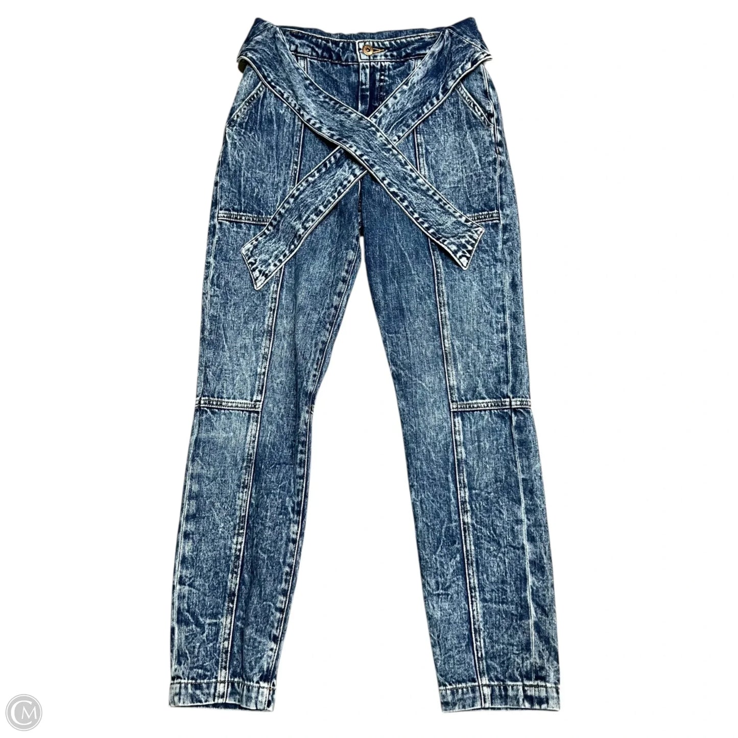 Jeans Wide Leg By Jonathan Simkhai In Blue Denim, Size: 2