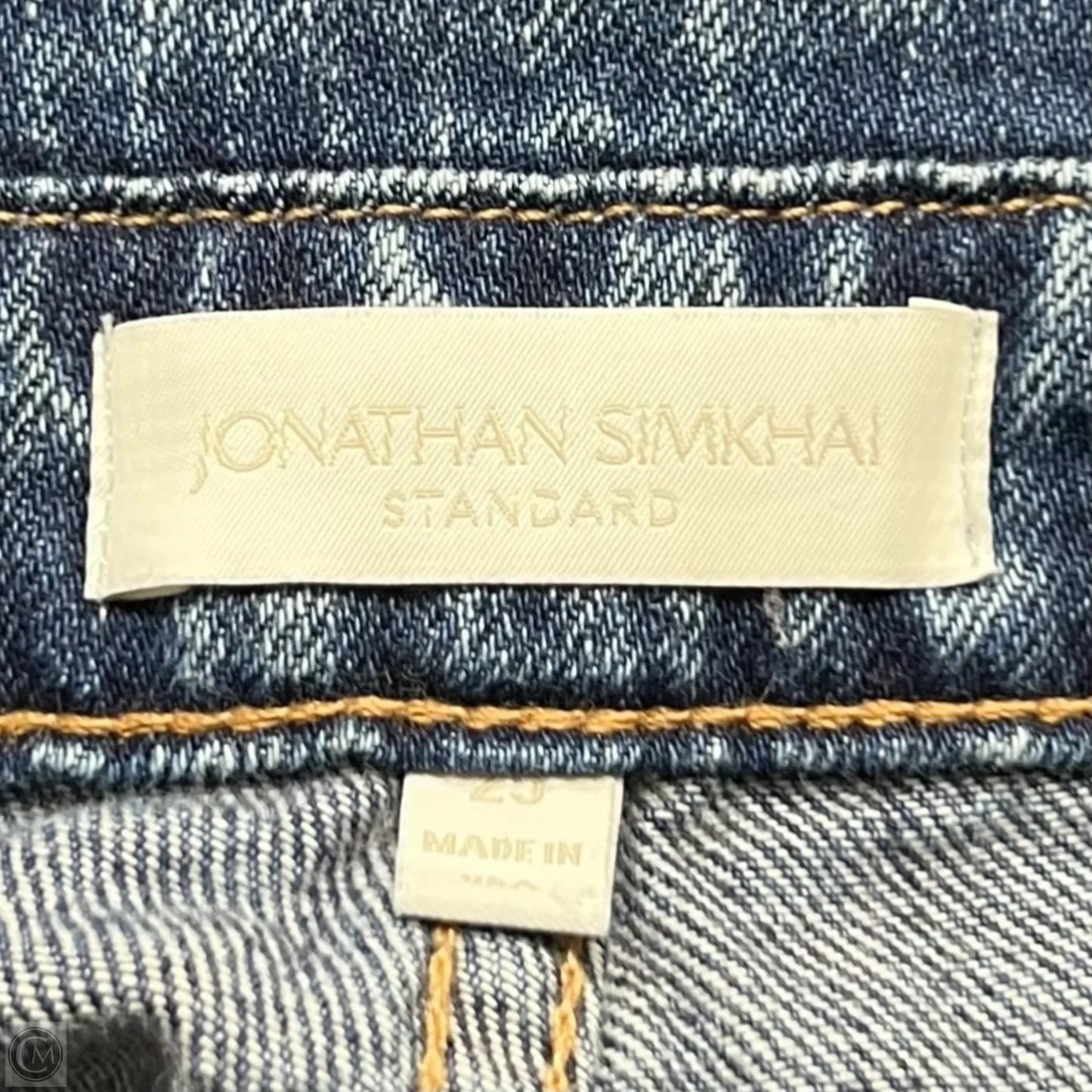 Jeans Wide Leg By Jonathan Simkhai In Blue Denim, Size: 2