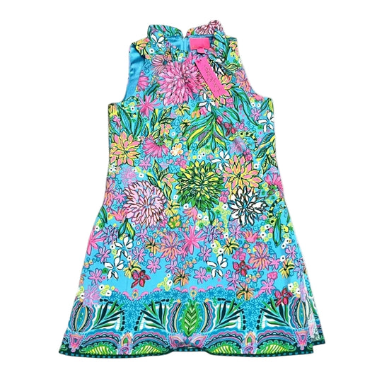 Romper Designer By Lilly Pulitzer In Blue & Pink, Size: S