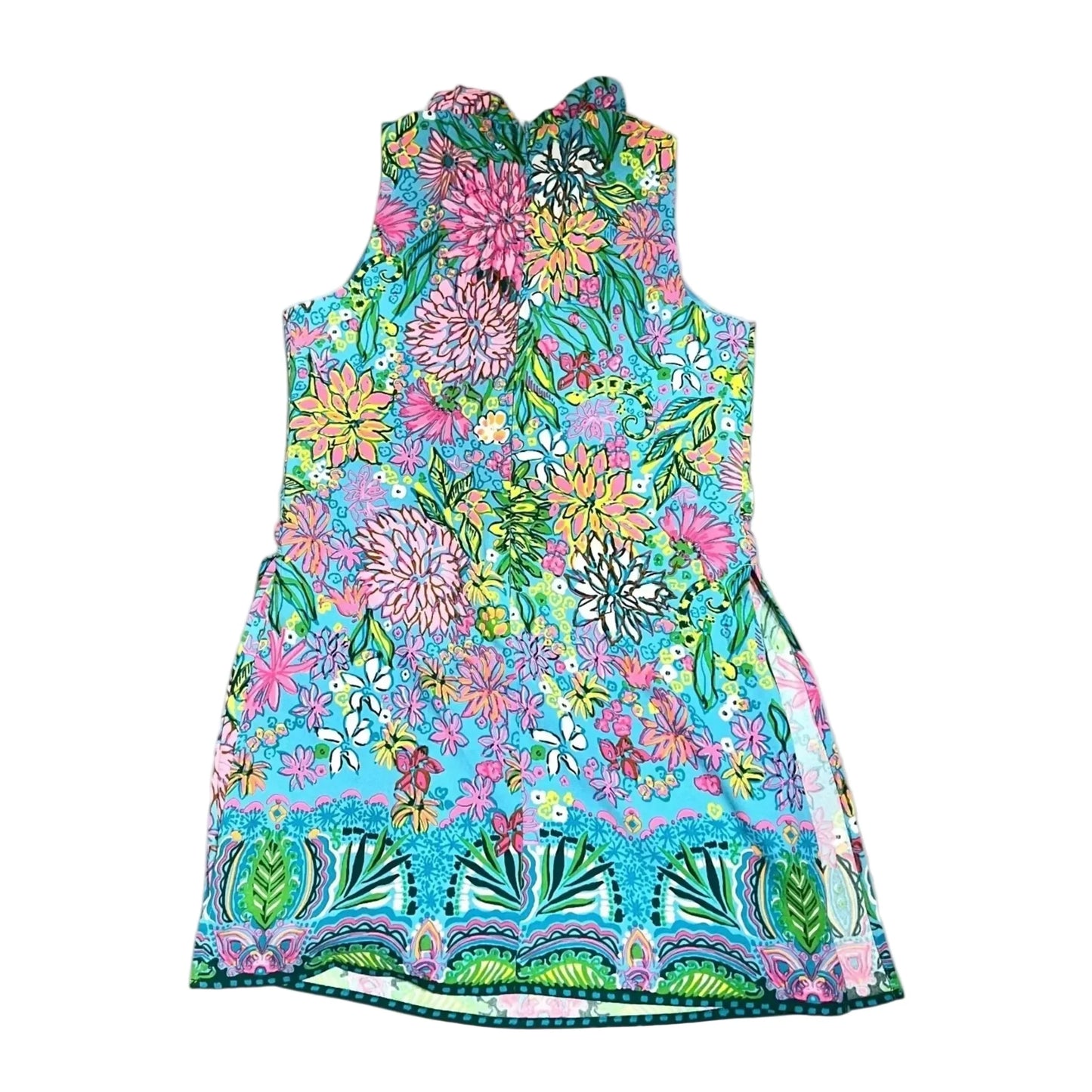 Romper Designer By Lilly Pulitzer In Blue & Pink, Size: S
