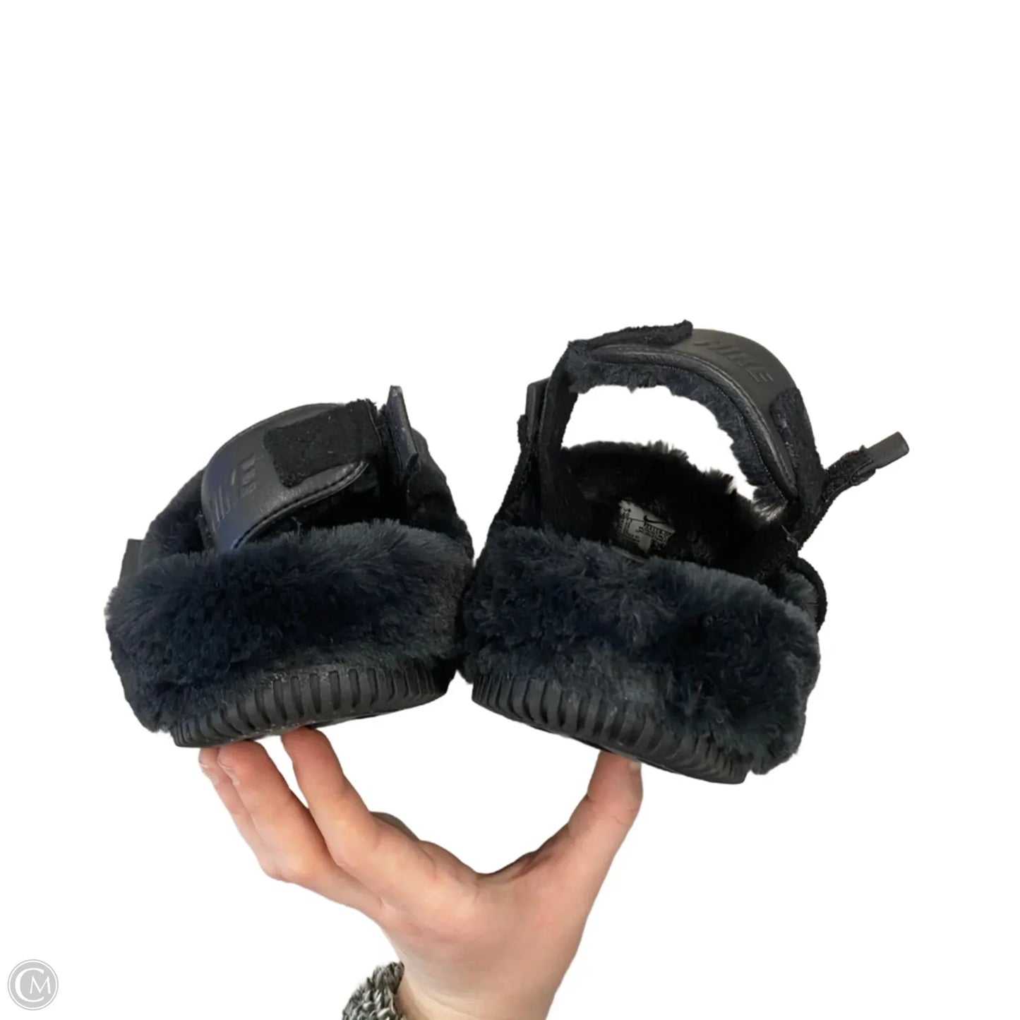 Slippers By Nike In Black, Size: 10