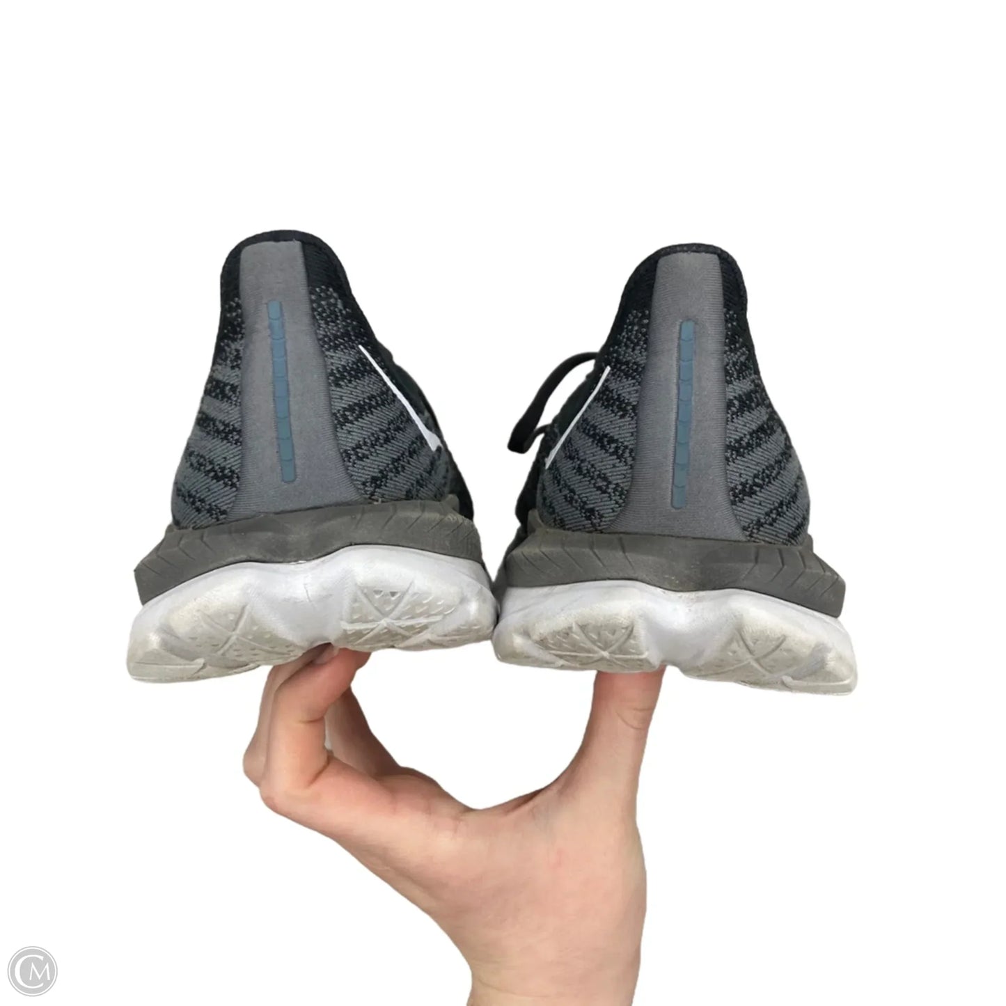 Shoes Athletic By Hoka In Black & Grey, Size: 7