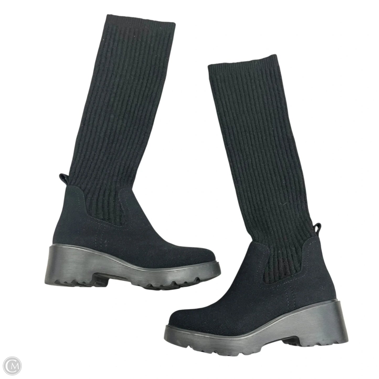 Boots Knee Heels By Vivaia In Black, Size: 6.5