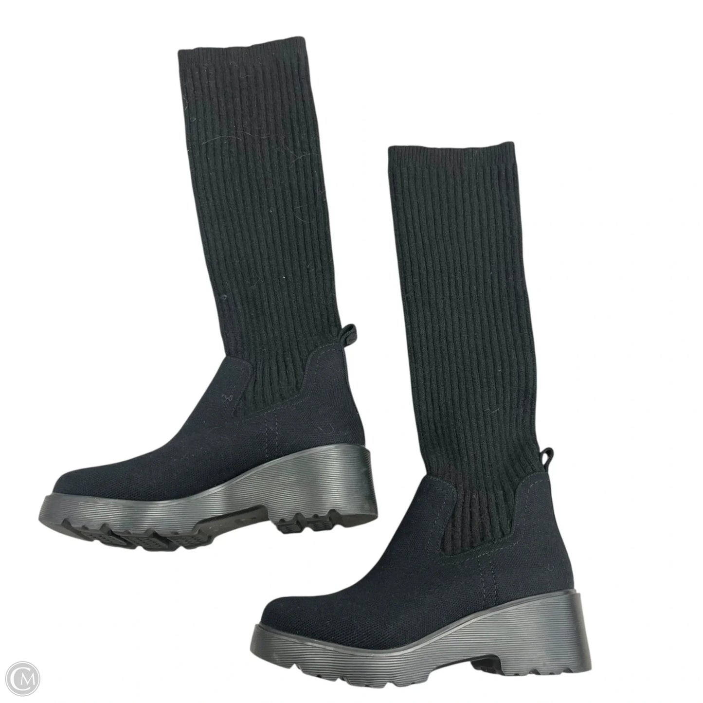 Boots Knee Heels By Vivaia In Black, Size: 6.5