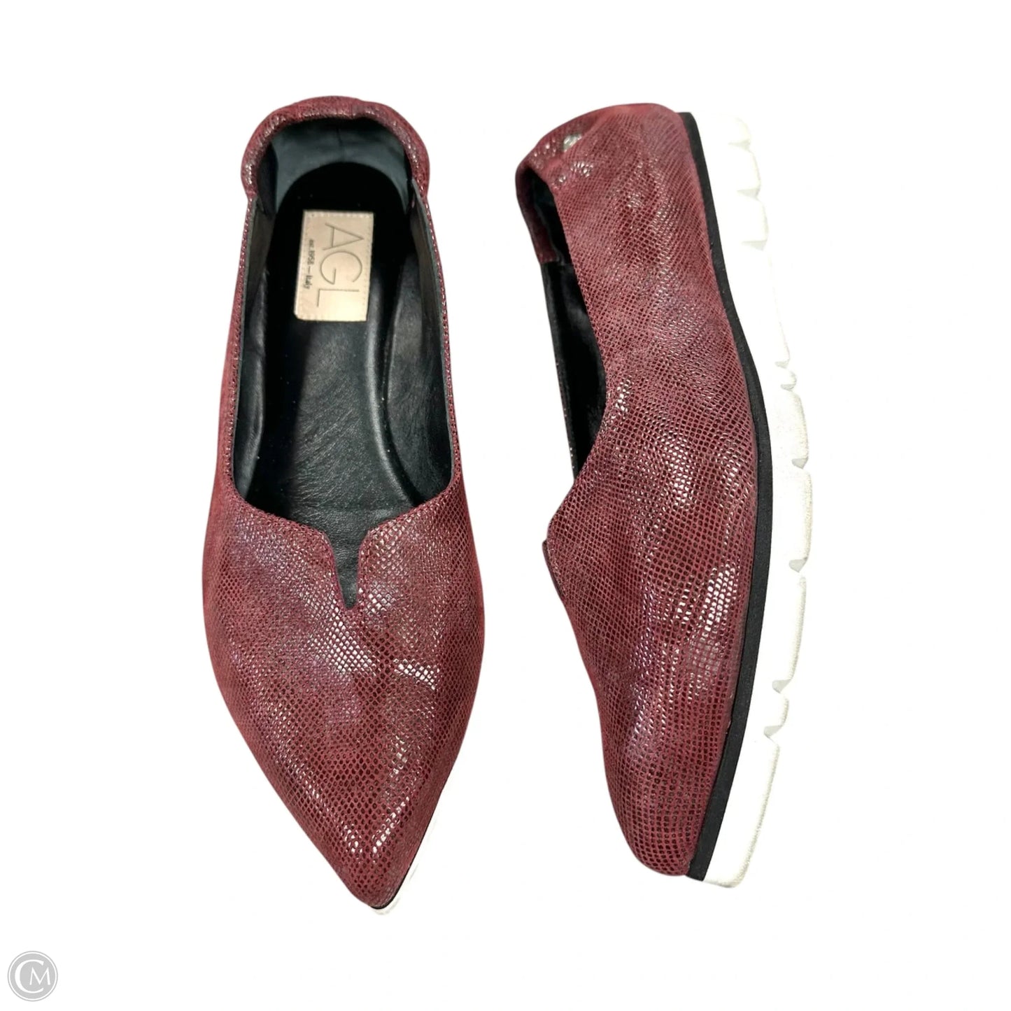 Shoes Heels Platform By Agl In Red, Size: 8.5