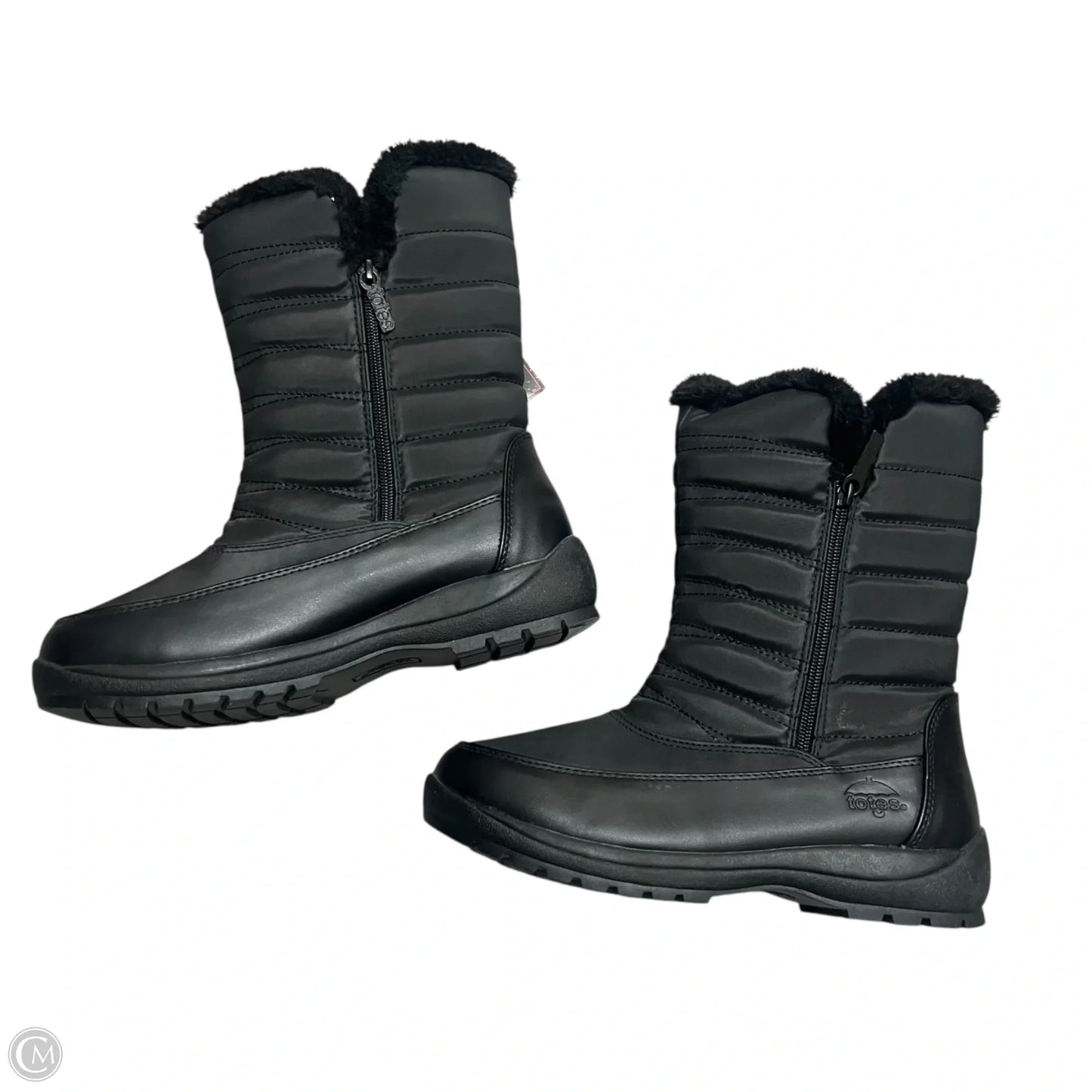 Boots Snow By Totes In Black, Size: 8