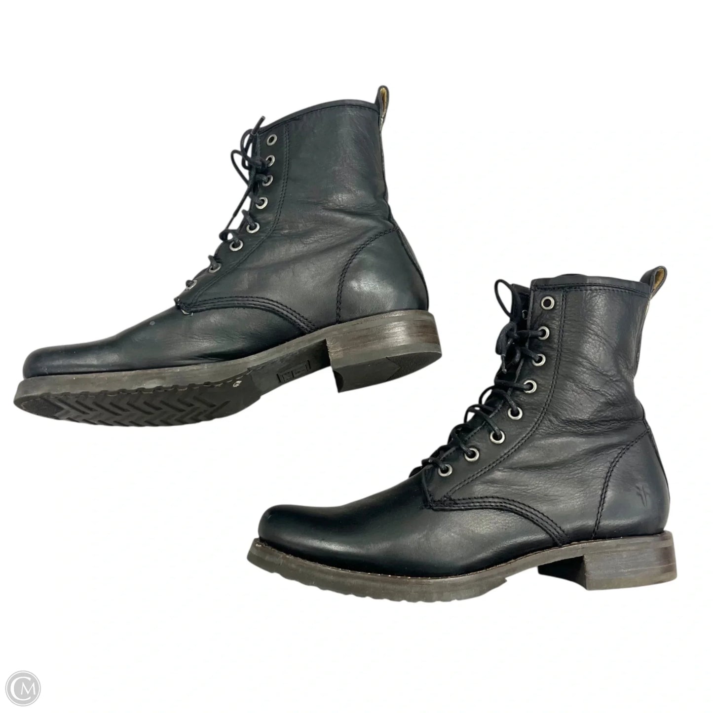 Boots Designer By Frye In Black, Size: 10