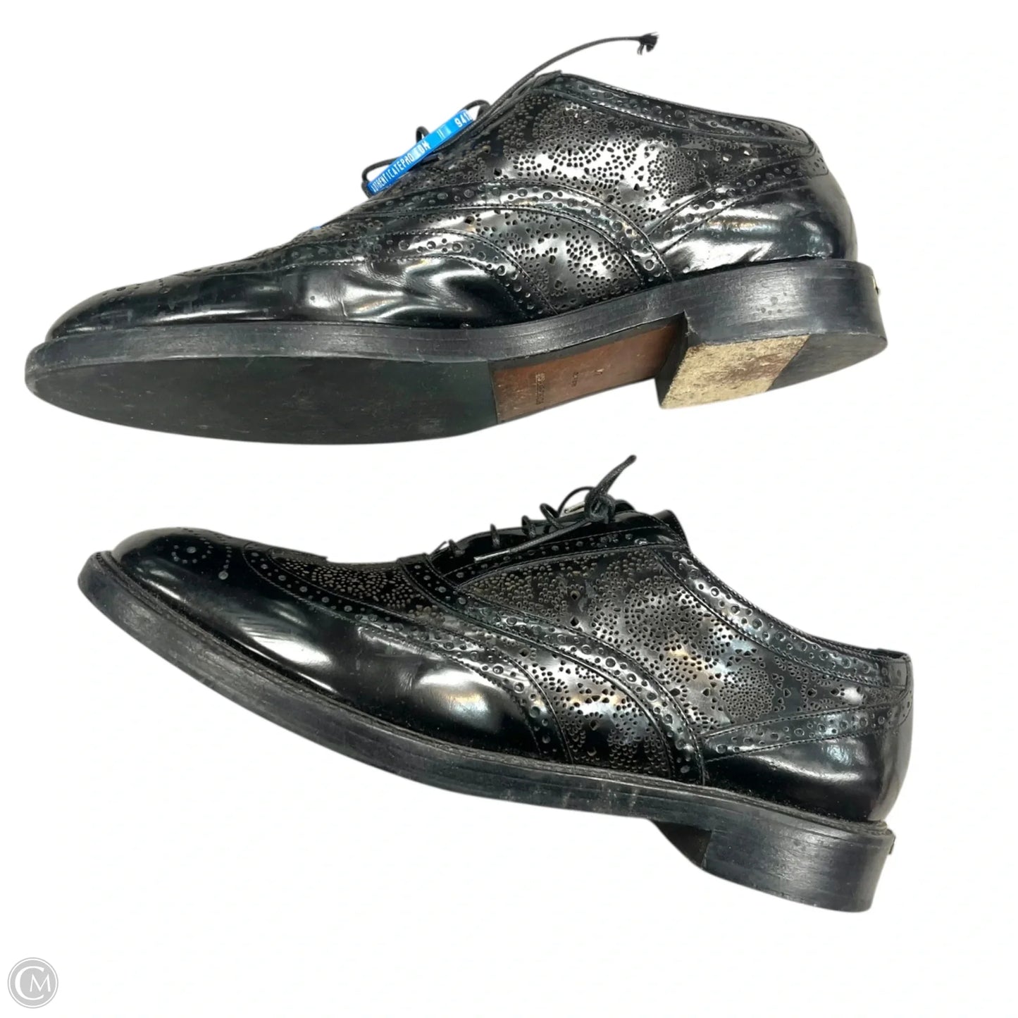 Shoes Luxury Designer By Burberry In Black, Size: 10.5