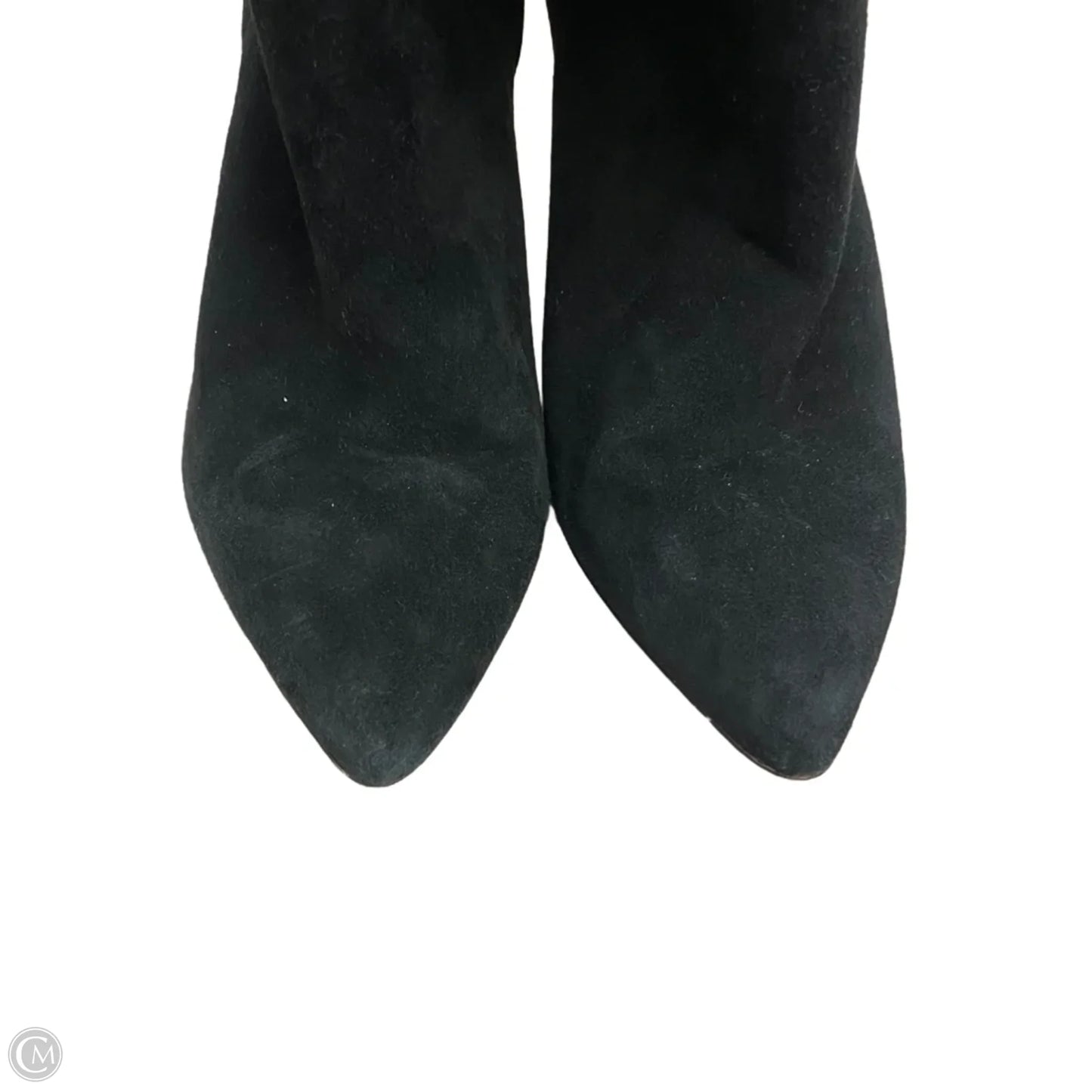 Boots Knee Heels By Something Navy In Black, Size: 9