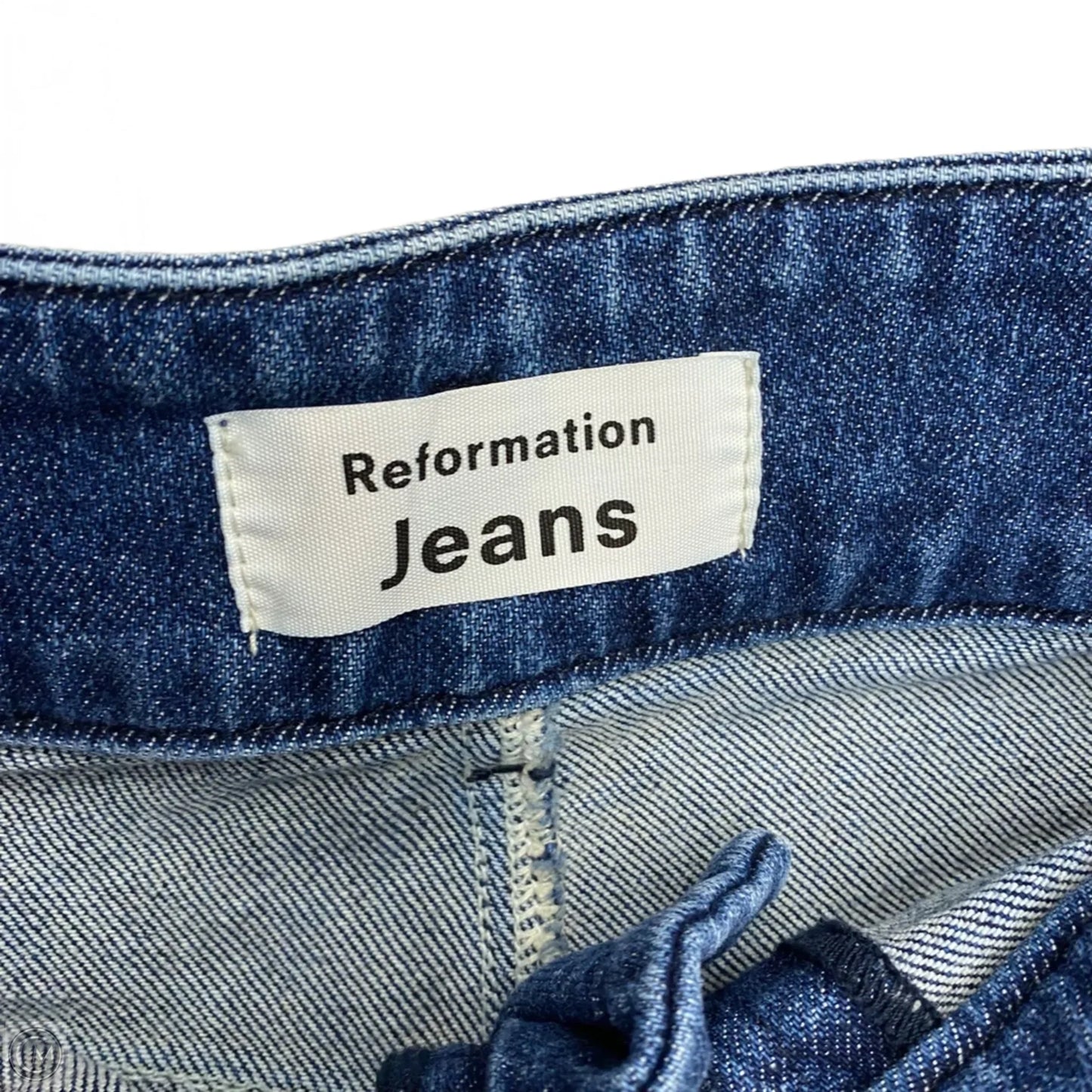 Jeans Skinny By Reformation In Blue Denim, Size: 2