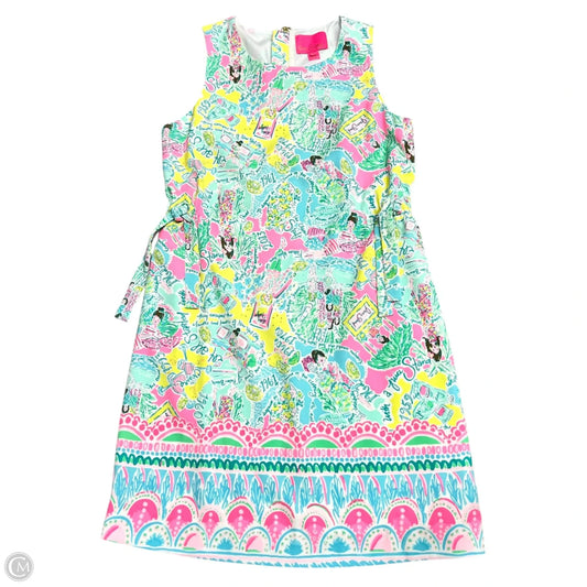 Dress Designer By Lilly Pulitzer In Blue & Yellow, Size: S