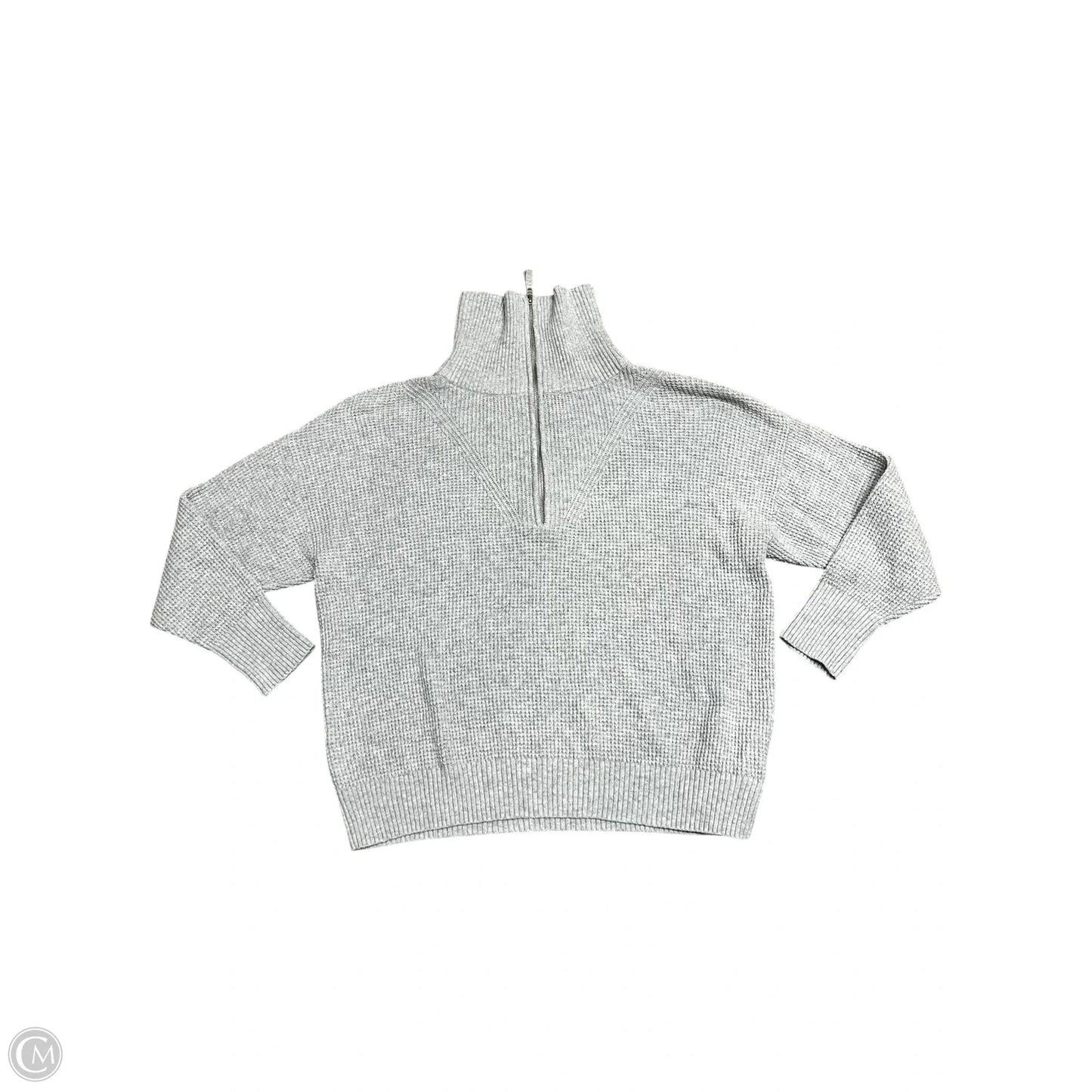 Sweatshirt Collar By Aerie In Grey, Size: M