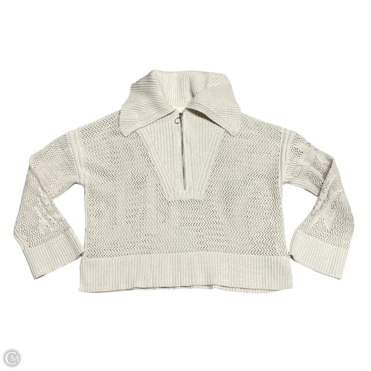 Sweatshirt Collar By Daily Practice By Anthropologie In Cream, Size: L