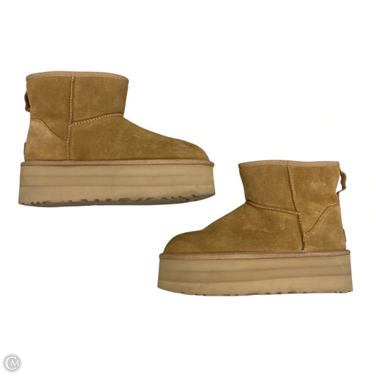 Boots Designer By Ugg In Tan, Size: 9