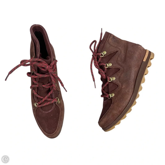 Boots Hiking By Sorel In Red, Size: 9.5