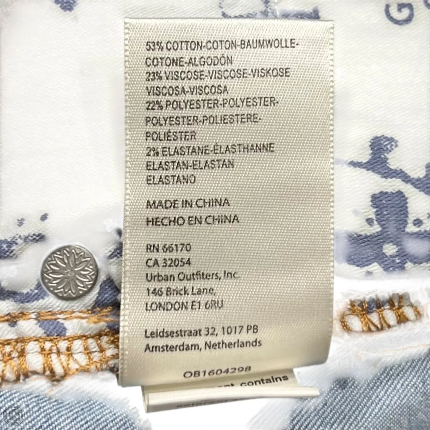 Jeans Skinny By We The Free In Blue Denim, Size: 6