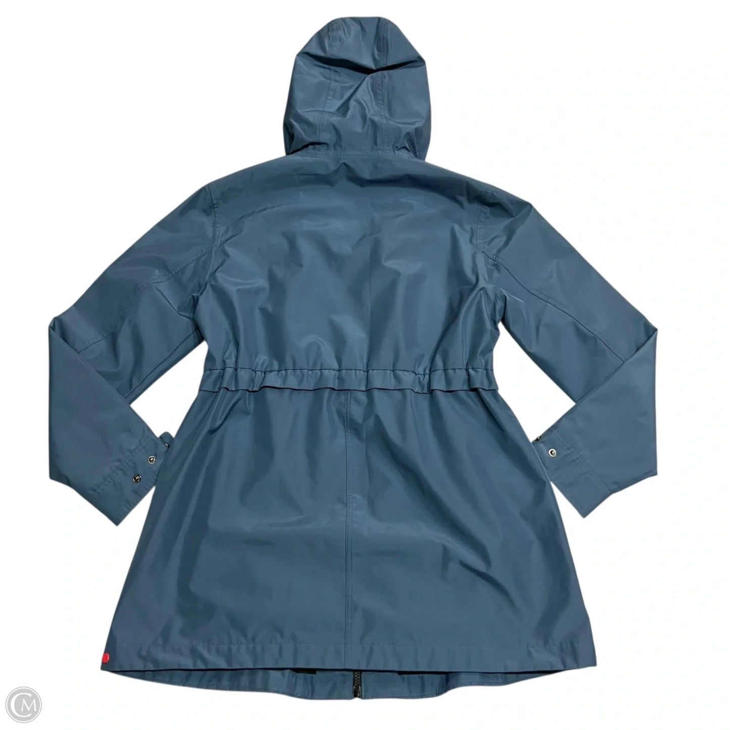 Coat Raincoat By Hunter In Blue, Size: L