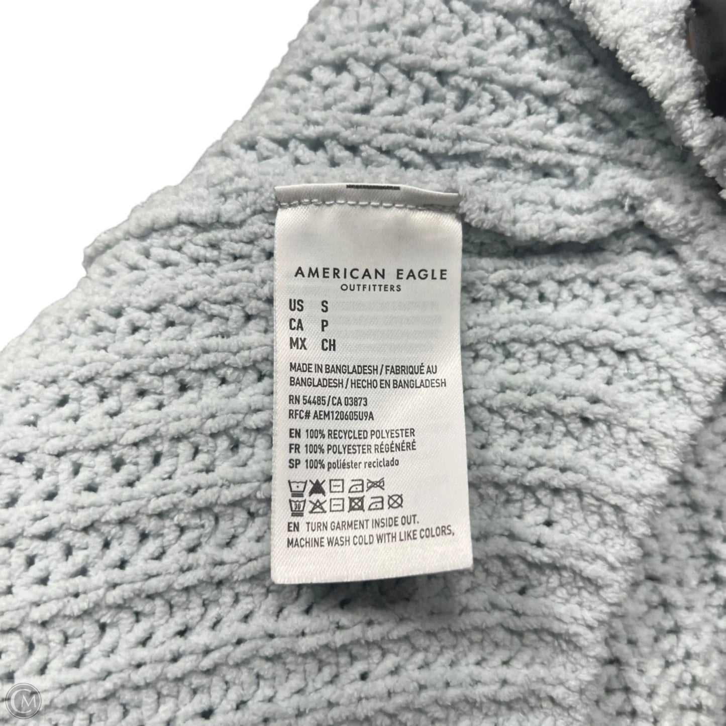 Sweater Cardigan By American Eagle In Blue, Size: S