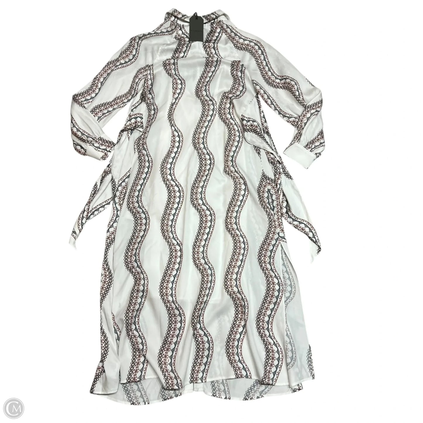 Dress Designer By All Saints In Blue & White, Size: Xs