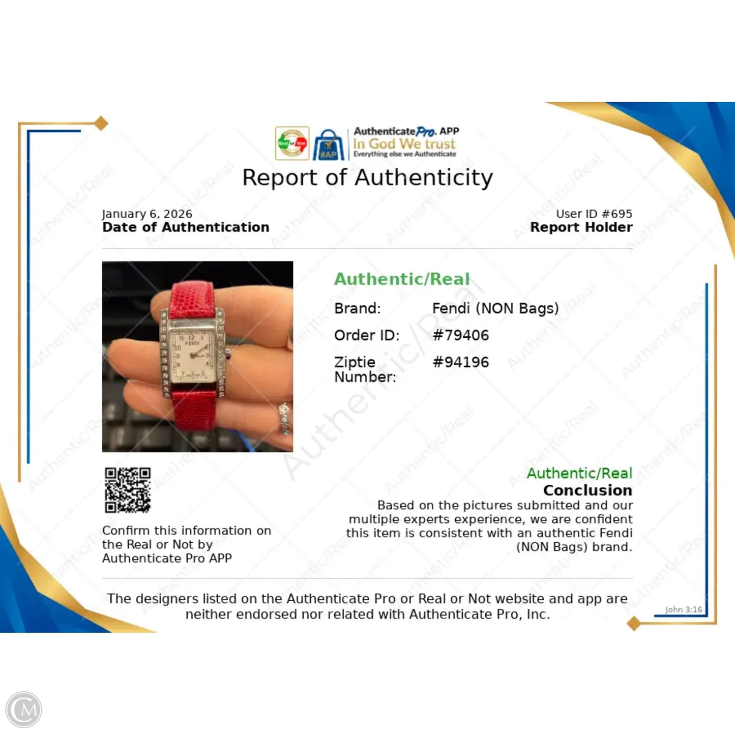 Watch Luxury Designer By Fendi