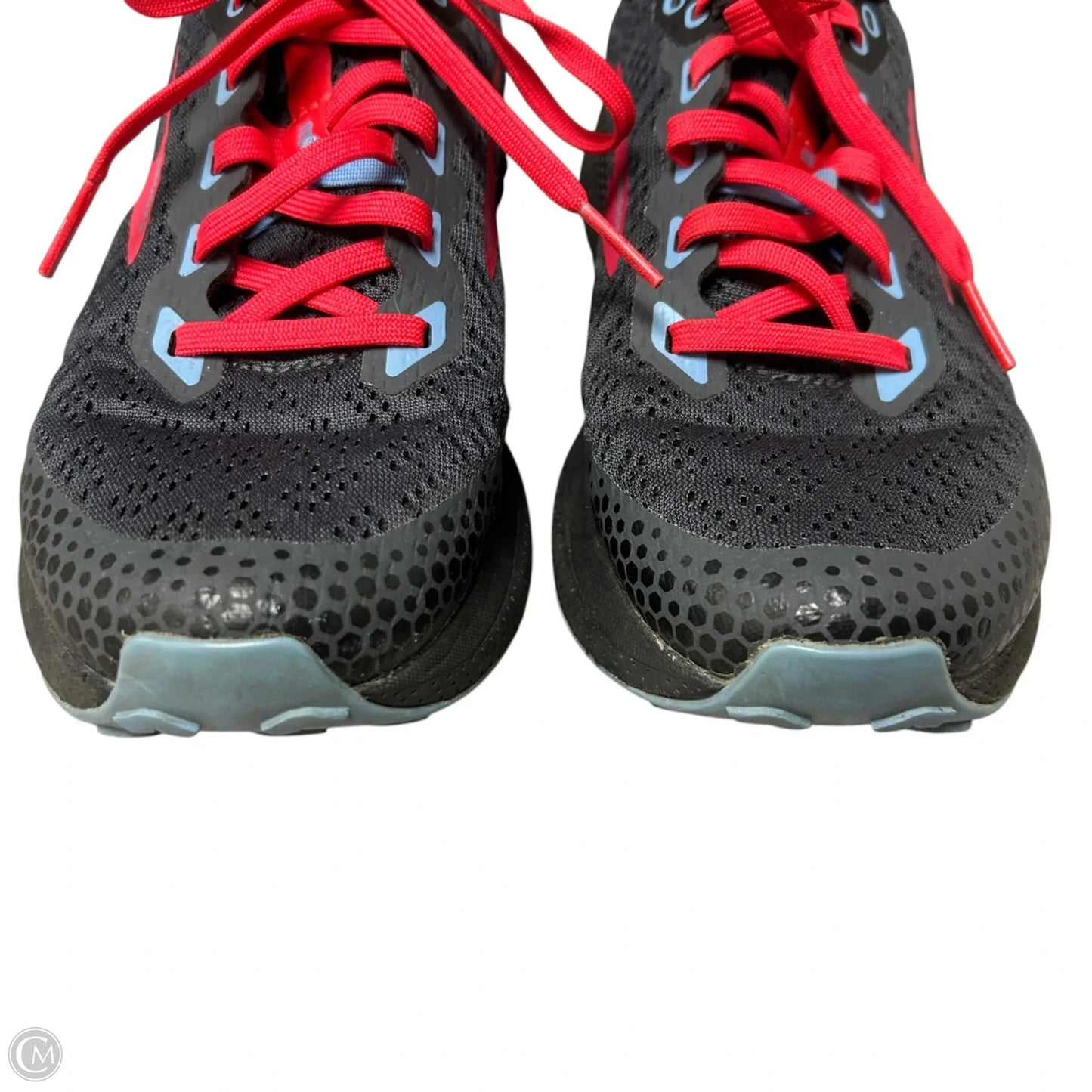 Shoes Athletic By Brooks In Grey & Red, Size: 6