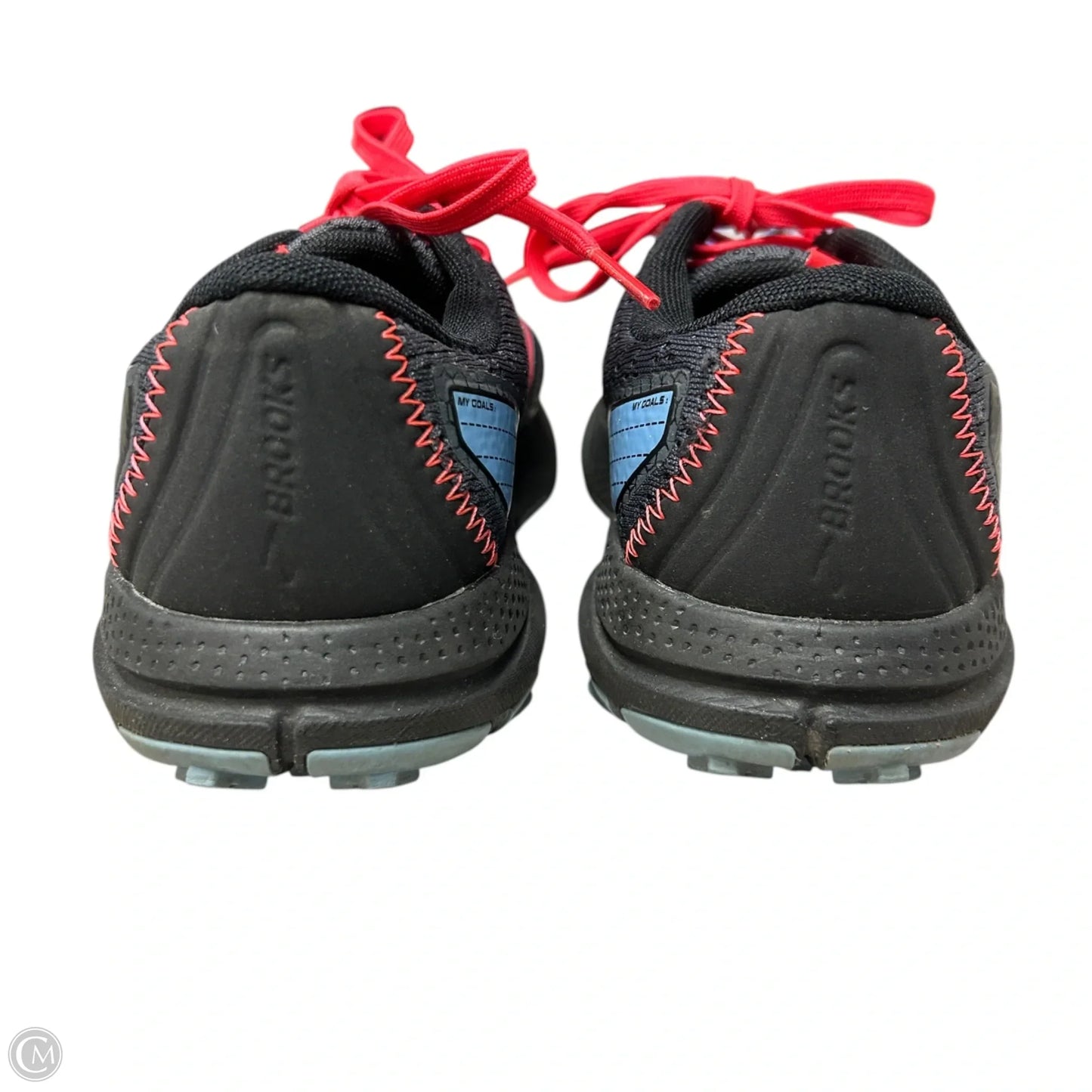Shoes Athletic By Brooks In Grey & Red, Size: 6