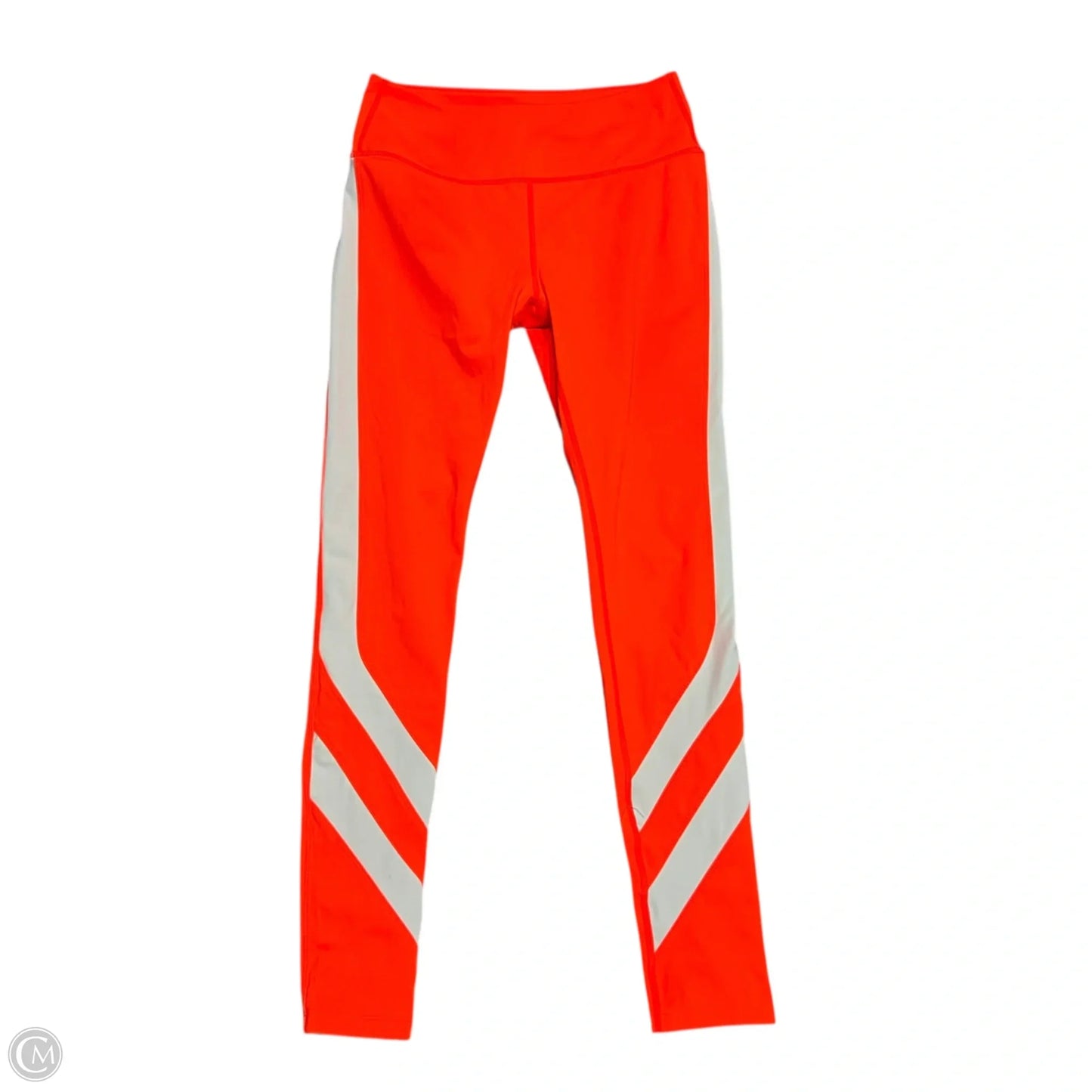 Athletic Leggings By Splits59 In Orange & White, Size: 8
